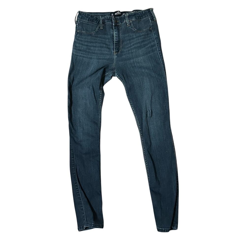 Hollister High Rise Skinny Denim Jean Legging Dark Wash Women's Size 11R 30x28